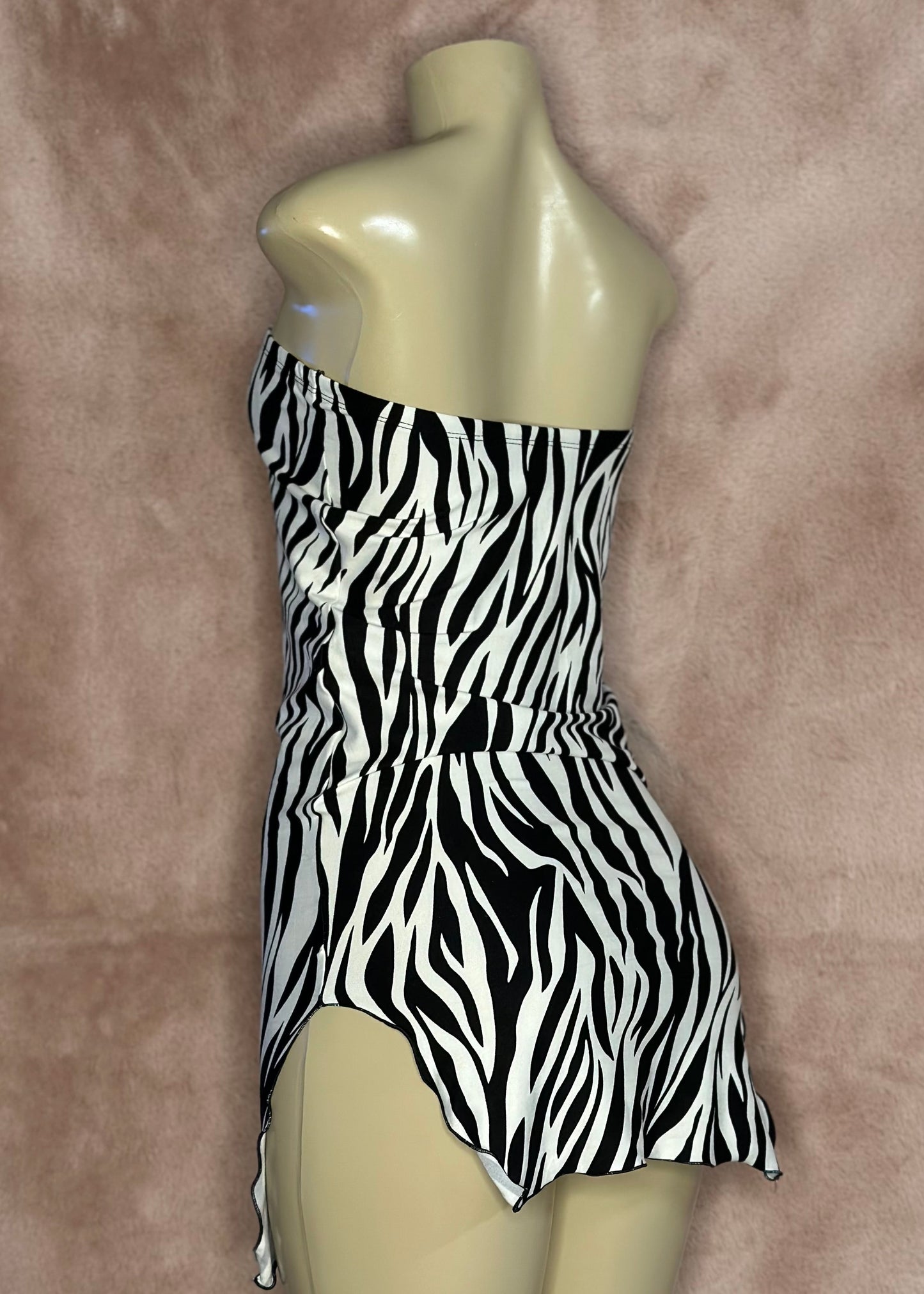 Tube Dress with Side Slits