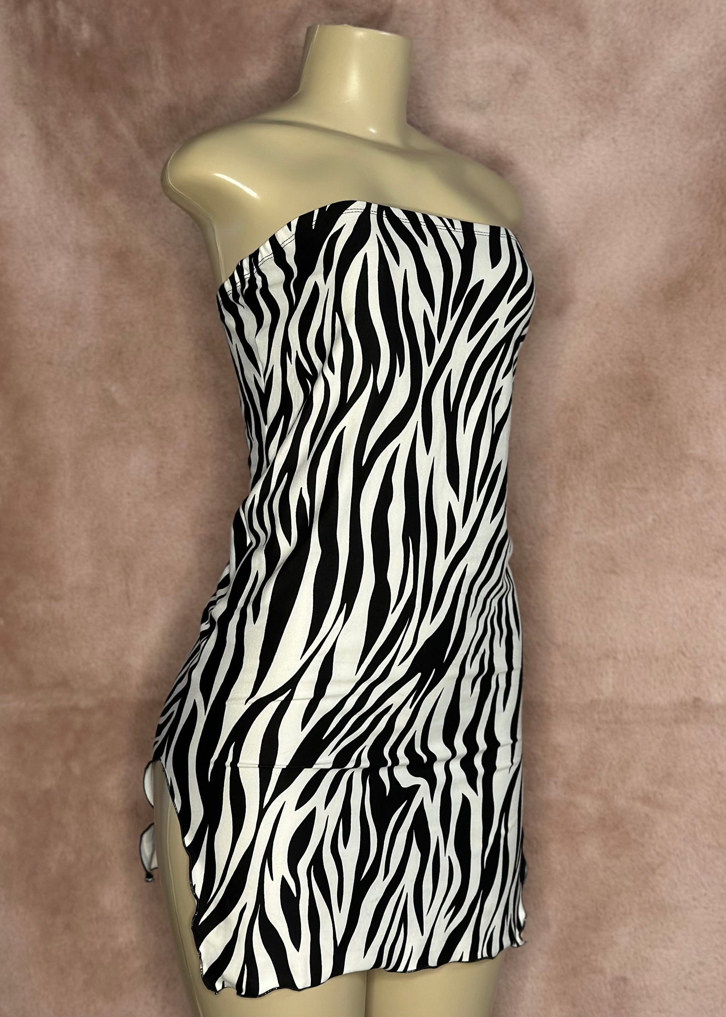 Tube Dress with Side Slits