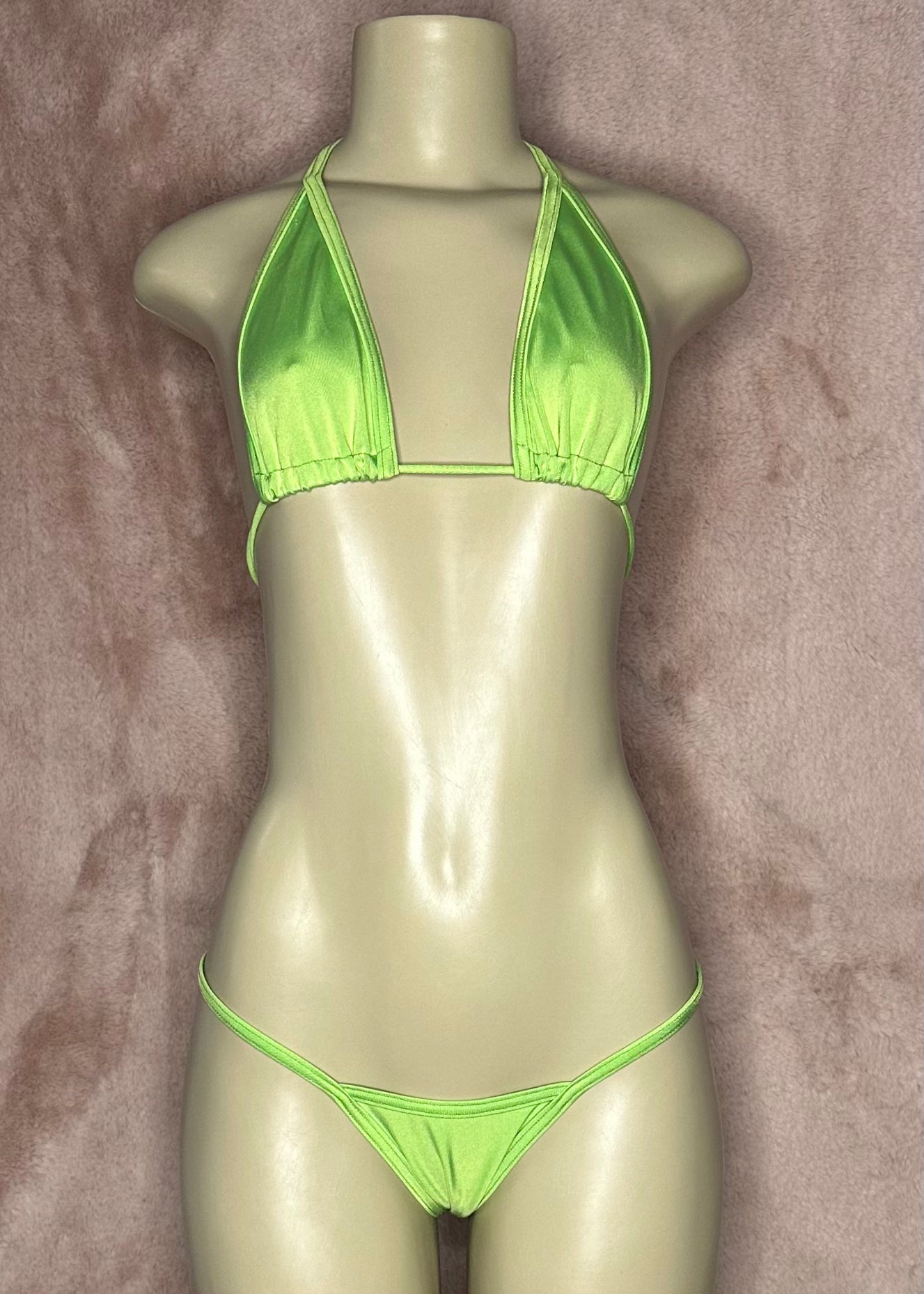 Full coverage Bikini - Slime Green