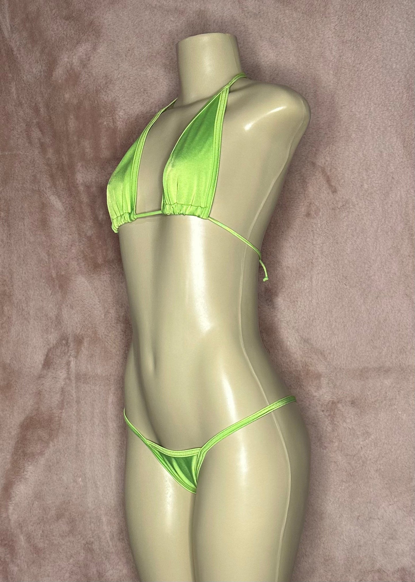 Full coverage Bikini - Slime Green