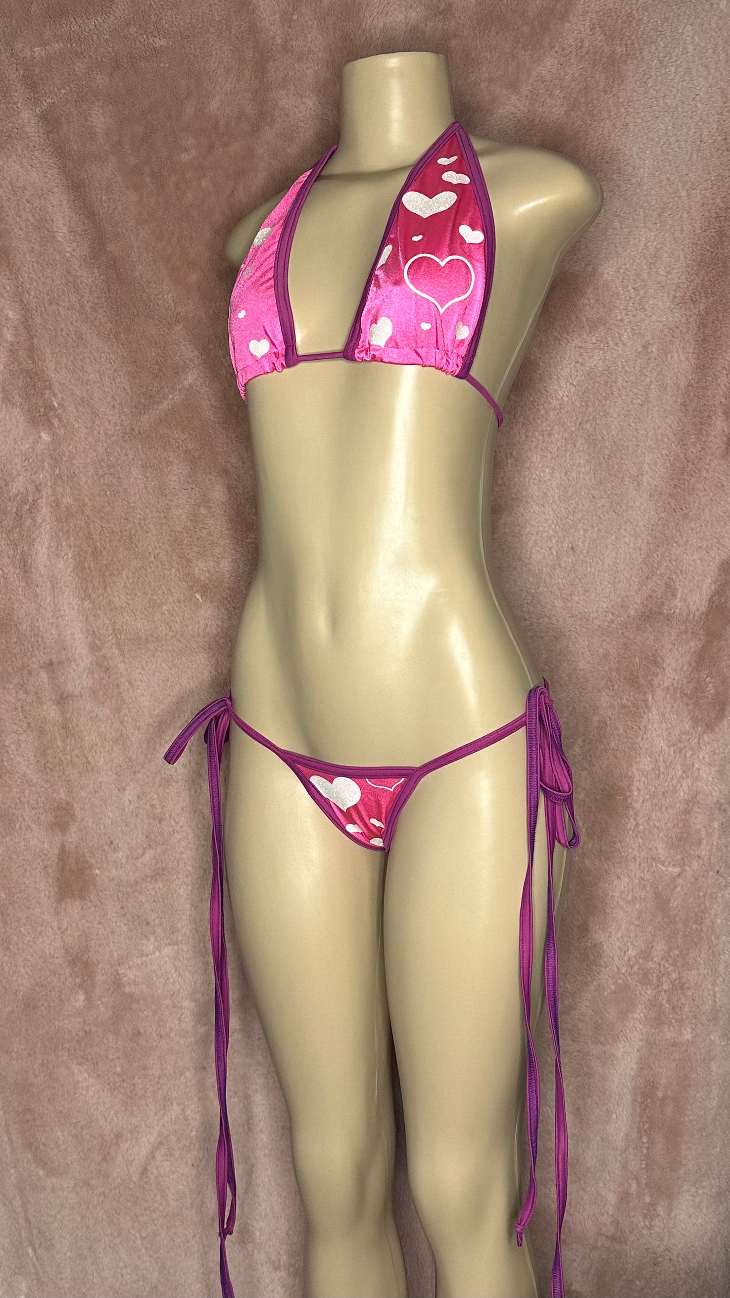 Valentines Full Coverage Bikini