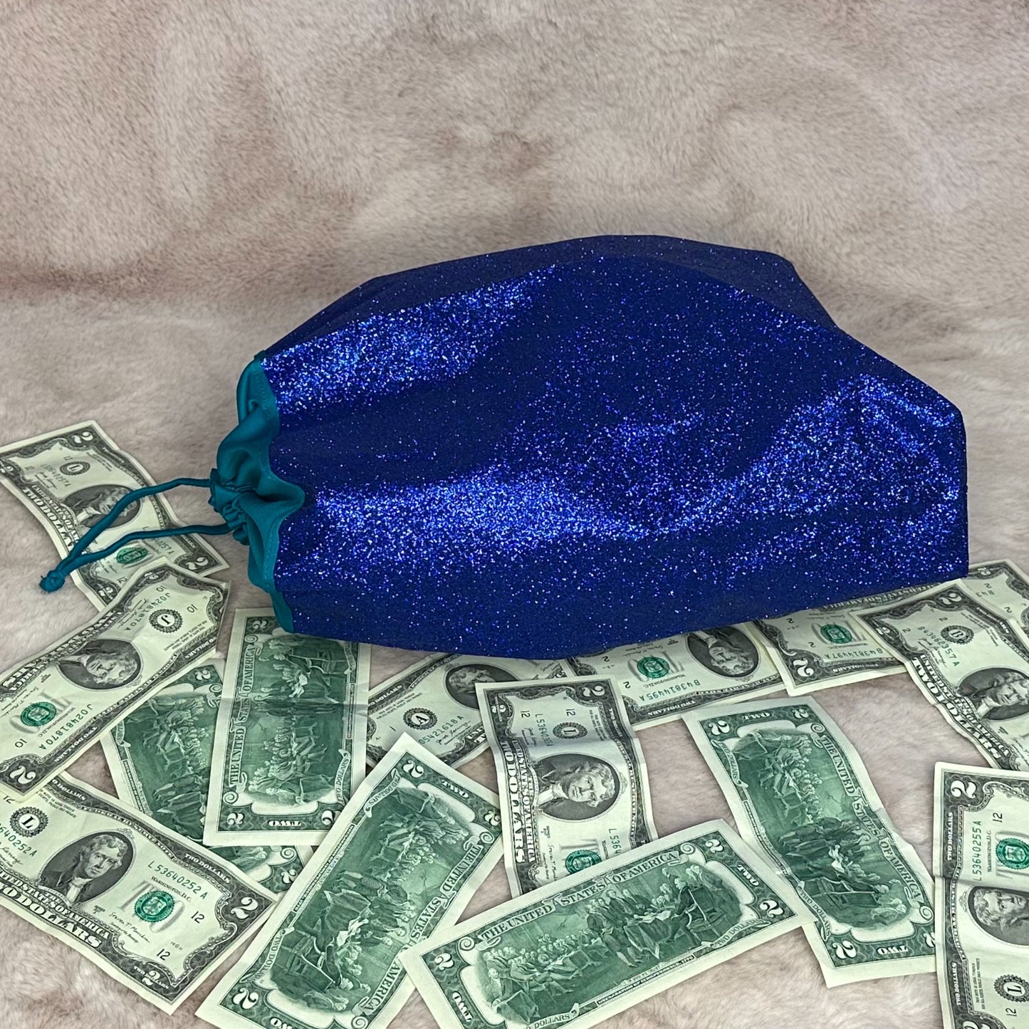 Glitter Money Bag